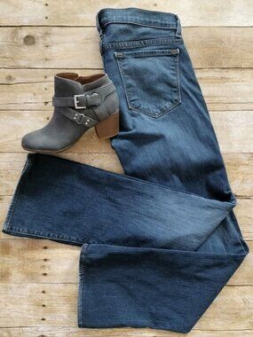 J Brand Babe Bootcut Jeans Classic 29x29 Low Rise Dark Wash Stretch USA